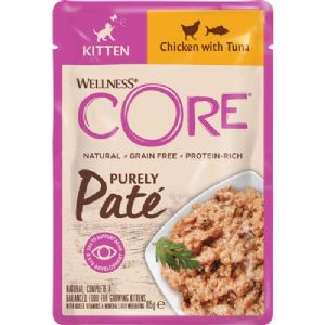 24 x 85 g CORE killing vådfoder i pate med kylling og tun - kornfri