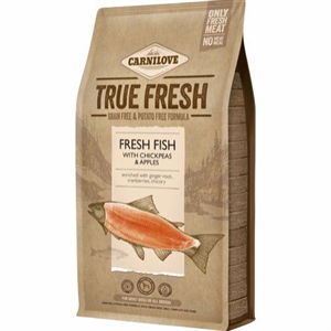 4 kg Carnilove TRUE FRESH med fisk til voksne hunde - kornfrit