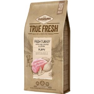 11,4 kg Carnilove TRUE FRESH med kalkun til hvalpe - kornfrit