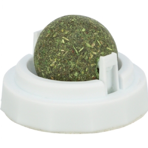 Catnip ball with holder, ø 5 cm / Bulk. 4 stk.