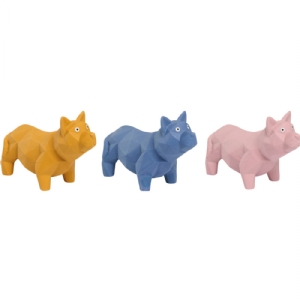 Companion gemstone shape latex toy - dog 22cm