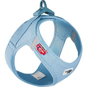 Curli hunde vestsele step in brystmål fra 30,2 til 33,8 cm - 2XSmall - lyse blå