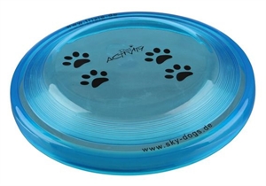 Trixie Hundelegetøj frisbee thermo plastic gummi - assorteret farver