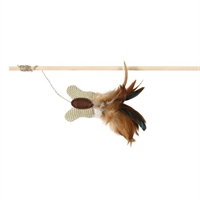 Trixie Kattelegetøj Drillepind med sommerfugl og catnip 45 cm