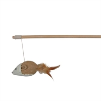 Trixie Kattelegetøj Trixie Drillepind med mus på elastik med catnip 50 cm