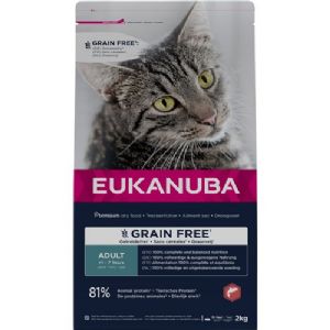 2 kg Eukanuba kattefoder med laks - kornfri