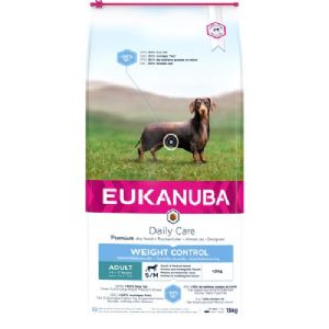 15 kg Eukanuba Daily Care weight control hundefoder Adult small - medium
