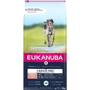 12 kg Eukanuba Senior large breed med Fisk fra 6 år til hunde fra 25 kg - kornfrit