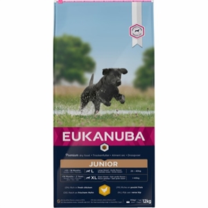Eukanuba hvalpefoder med kylling Junior Large Breed
