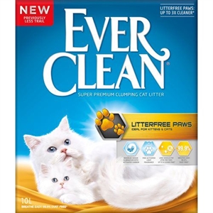 EverClean Kattegrus litterfree paws 10 L