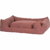 Fantail ECO hundeseng Fire Brick 110 x 80 cm - rød - lyserød