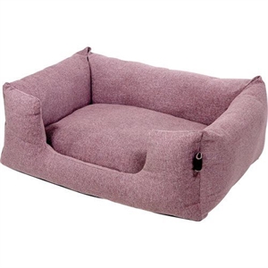 Hundeseng Fantail Snooze Pink med indgang 60 x 50 cm