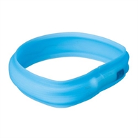 Trixie Flash lysbånd 70 cm - 30 mm blå