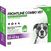 Frontline Combo vet til hunde 20-40 kg - 3 pipetter x 2,68 ml