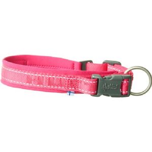 Hurtta Casual ECO hundehalsbånd halsomkreds fra 20 til 30 cm - rød