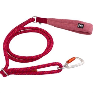  Hurtta ECO Justerbar reb hundeline til hunde  justerbar fra 120 til 180 cm - 11 mm rød