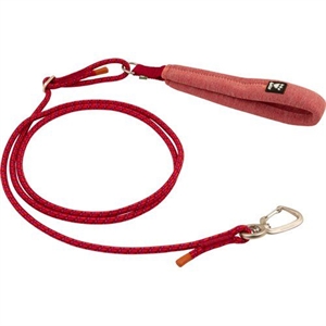 Hurtta ECO Justerbar reb hundeline til hunde  justerbar fra 120 til 180 cm - 6 mm rød
