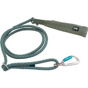 Hurtta ECO Justerbar reb hundeline til hunde  justerbar fra 120 til 180 cm - 8 mm grøn