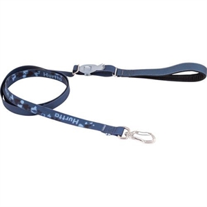 Hurtta Mudventure justerbar hundeline - blå - 120-180cm - 15mm