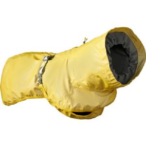 Hurtta Mudventure reflekterende hundedækken gul - brystomkreds fra 30 til 40 cm