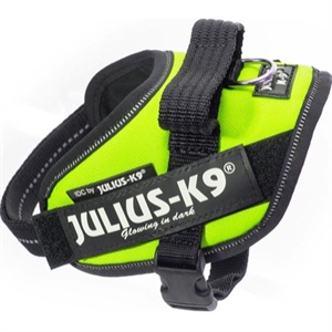 Julius K9 IDC - hundesele - Bryst størrelse 40 til 53 cm neon grøn Str. Mini-Mini