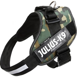 Julius K9 IDC - hundesele - Bryst størrelse 71 til 96 cm camouflage Str. 2