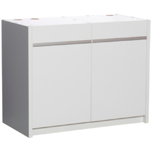 Kabinet til AkvaStabil MOVE akvarie 100 x 50 x 79 cm - hvid - 275 Liter