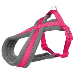 Trixie premium hundesele 35 til 65 cm - 20 mm - fuchsia