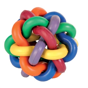 Trixie Hundelegetøj Snoet gummibold flerfarvet 