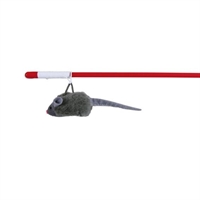 Trixie Kattelegetøj Mus på drillepind med catnip og lyd 47 cm