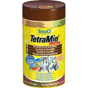 TetraMin Menu 100 ml akvarie fuldfoder flager rumopdelt