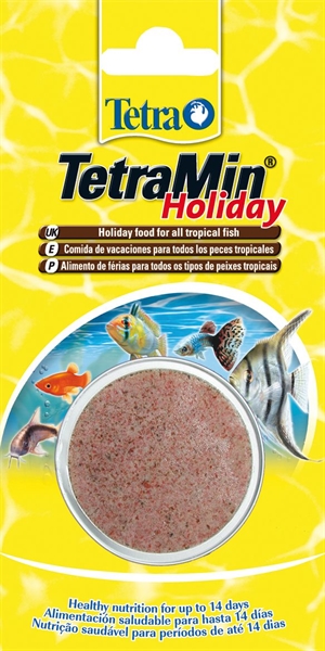 TetraMin Holiday - foderblok til akvariefisk, 30g