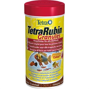 TetraRubin  250 ml akvarie fuldfoder granulat