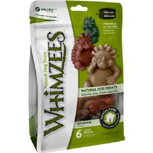 6 stk Whimzees Pindsvin hundegodbidder Large 360g - til store hunde - 18 til 27 kg - glutenfri