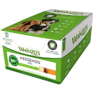 30 stk Whimzees Pindsvin hundegodbidder Large a 60g - til store hunde - 18 til 27 kg - glutenfri