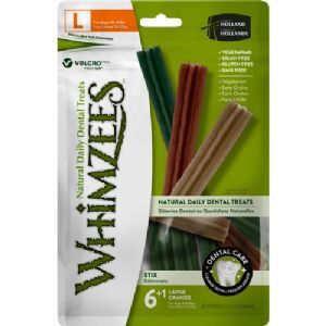 7 stk Whimzees denta stix Large til store hunde fra 18 til 27 kg - glutenfri