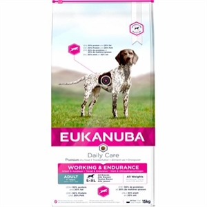 15 kg Eukanuba hundefoder Adult all breed - Working & Endurance