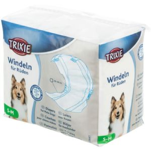 12 stk. Trixie Hundebleer til hanhunde Small - Medium talje omfang 30 - 46 cm