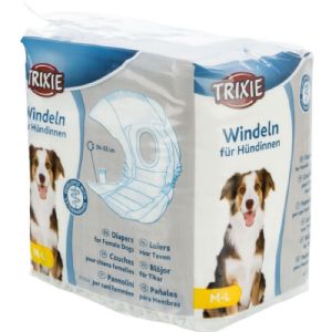 12 stk. Trixie Hundebleer til hunhunde Medium - Large talje omfang 36 - 52 cm