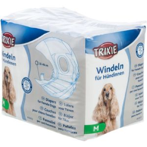 12 stk. Trixie Hundebleer til hunhunde Medium talje omfang 32 - 48 cm