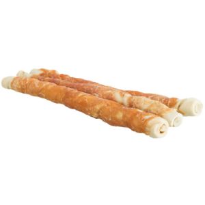 3 stk Trixie Denta Fun tyggesticks med kylling til hunde 28 cm - 250 g