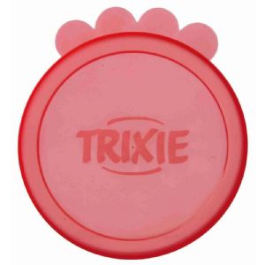 Trixie 2 stk. låg til foderdåser - diameter 10 cm - assorteret farve