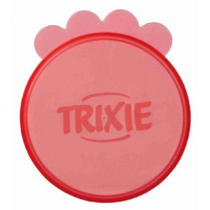 Trixie 3 stk. låg til foderdåser - diameter 7,5 cm - assorteret farve