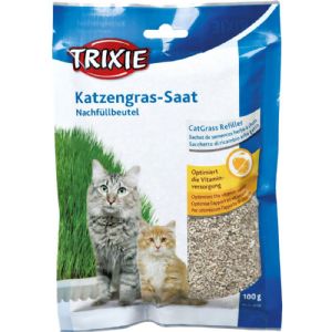 Trixie Bio kattegræs refill 100g