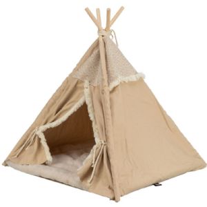 Trixie Boho tipi til katte og hunde 55 x 65 x 55 cm - beige