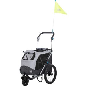 Trixie Cykeltrailer og løbetrailer til hunde 58 x 93 x 74 - 114 cm op til 15 kg