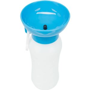 Trixie Flaske med skål - 0,5 liter - assorteret farver