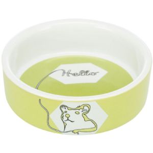 Trixie Hamsterskål i keramik 90 ml - ø 8 cm assorteret farver