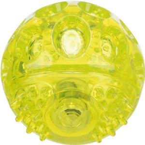 Trixie Hundelegetøj Blinkende bold thermoplastisk gummi ø 6,5 cm