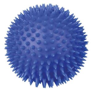 Trixie Hundelegetøj Pindsvinbold i vinyl med lyd - ø 10 cm - Assorteret farver